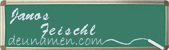 Janos Feischl Visitenkarte
